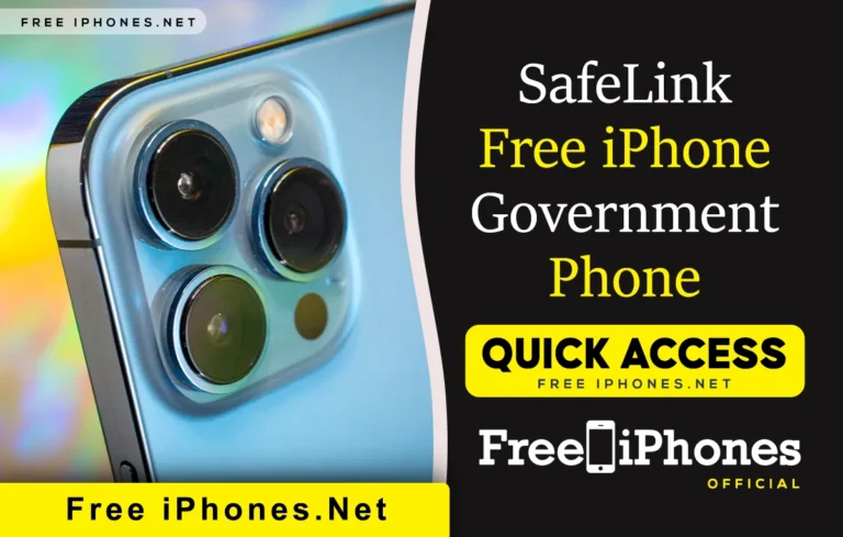SafeLink Free iPhone Government Phone